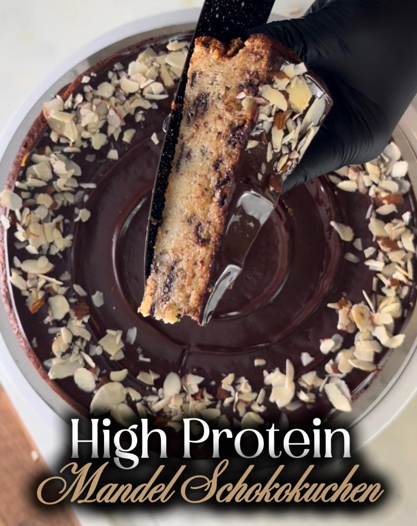 High Protein Mandel-Schokokuchen aus Annikas Backstube